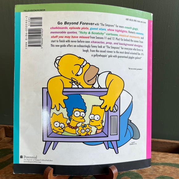 Vintage 2002 The Simpsons Beyond Forever First Edition Book - Picture 3 of 7